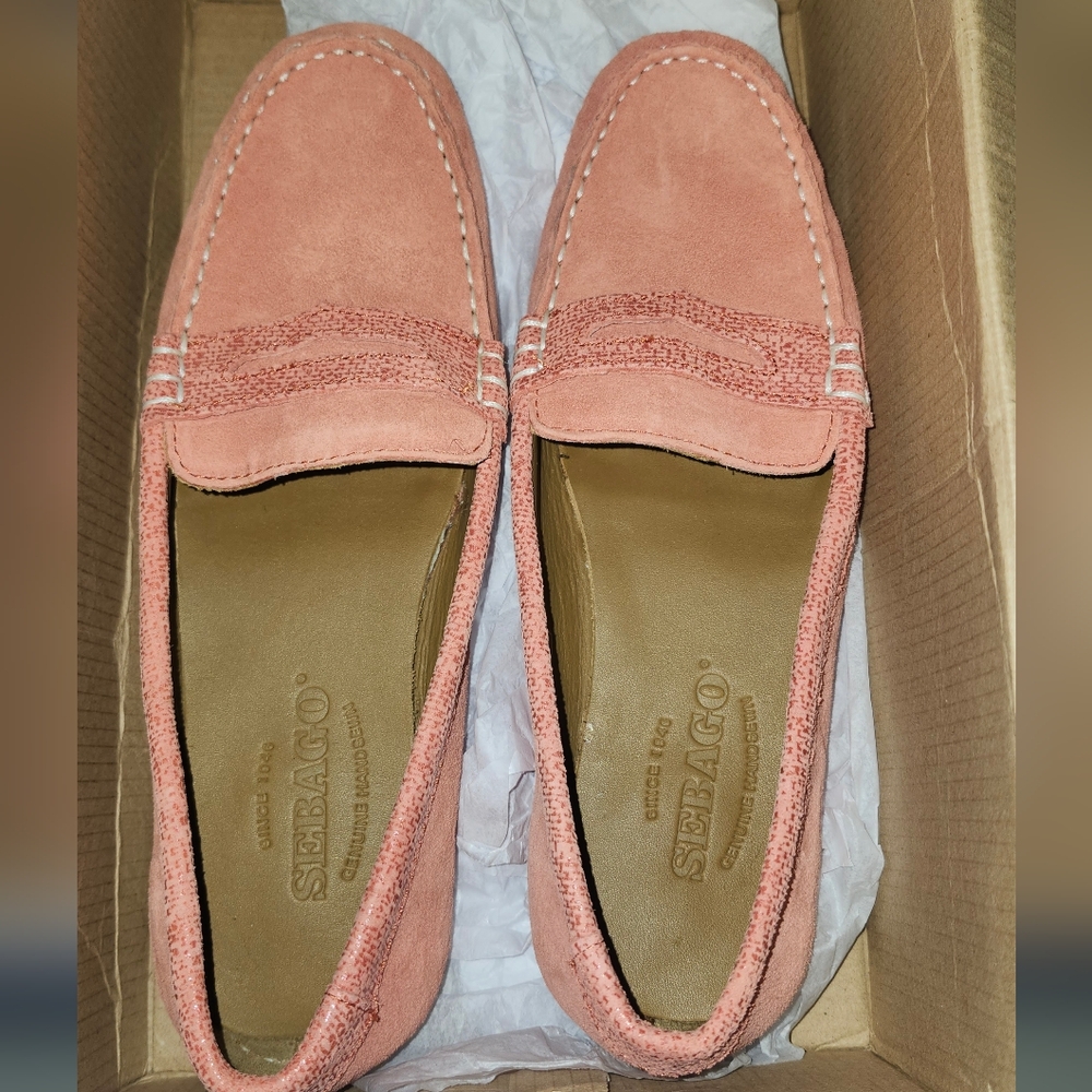 Sebago Coral Suede Loafers